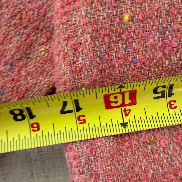 INC International Concepts Women's Pink Trench Coat wool blend size 2 - Picture 6 of 8